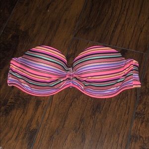 Colorful Bandeau Bikini Top
